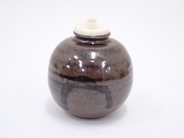 道具 ] - 道具 京焼 笹田仁史造 白玉文琳写茶入 □z | ネットショップ